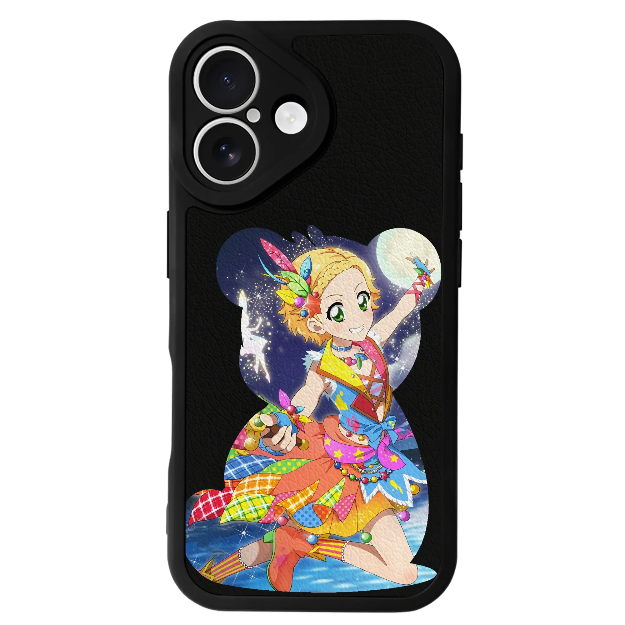 アイカツ グッズ 新条 ひなき - IPhone 16シリーズ対応 ・ シリコンスマホケース ・ レザー調 ・ 高精度フィット ・ 耐衝撃 ・ ワイヤレス充電対応 ・ 精密カット